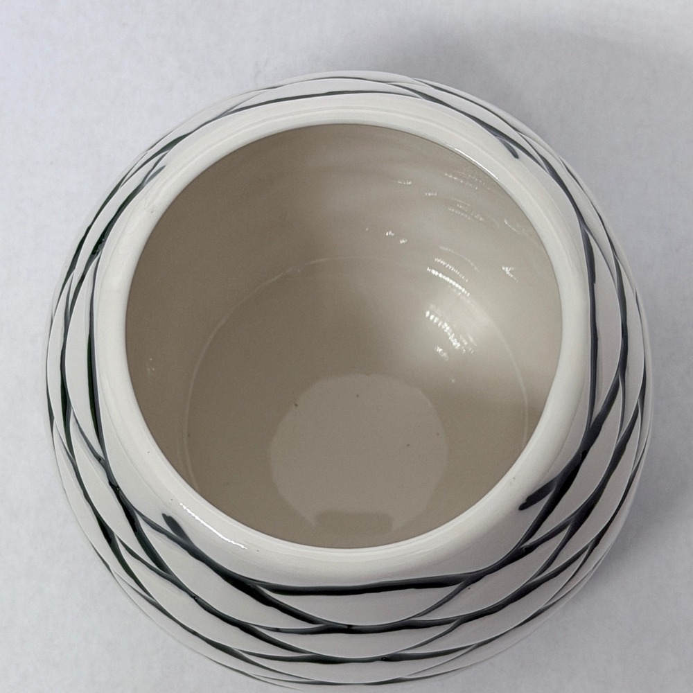 4 Patron Tequila Agave Pina Ceramic Cocktail Tiki Mug White Green Bee Logo - Picture 7 of 10